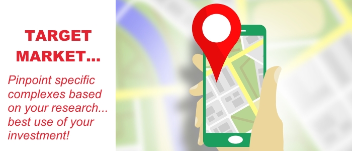 Target the right apartment complexes